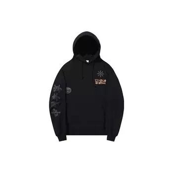 Толстовка с капюшоном Li Ning Printed Letter, унисекс, черные AWDT691-4 S