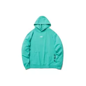 Толстовка с капюшоном Li Ning Skateboard Series с принтом для мужчин, цвет Ice-Porcelain-Green AWDR117-1 XL