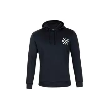 Толстовка с капюшоном Li Ning Training Series с рисунком, мужские толстовки, стандартная черная AWDP449-1 M