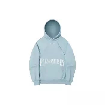 Толстовка с капюшоном Li Ning x Pleasures Letter, свободные топы унисекс, синий AWDTC01-2 L