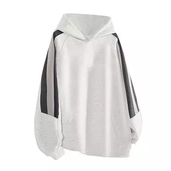 Толстовка с капюшоном мужская весна и осень тяжелая американская повседневная молодежная универсальная куртка с рукавом реглан в национальной моде M