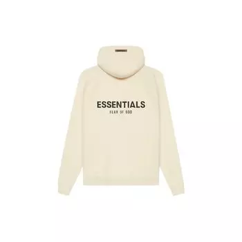Толстовка с капюшоном на флисовой подкладке Fear Of God Essentials Толстовка унисекс кремового цвета FOG-SS21-574 S