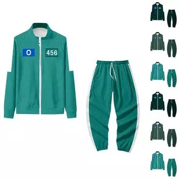 Толстовка с капюшоном на молнии для взрослых, спортивная повседневная толстовка и брюки XXXL