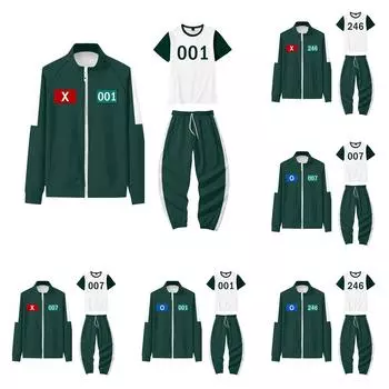 Толстовка с капюшоном на молнии для взрослых, спортивная повседневная толстовка с брюками и рубашками с коротким рукавом L синий