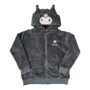 Толстовка с капюшоном на молнии Kuromi размер 265837 [Sanrio] ML высота примерно. 154-162см