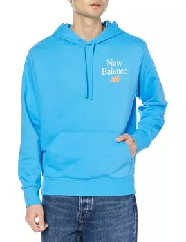 Толстовка с капюшоном NB Essentials Celebrate Sweat Hoodie AMT21513 Vibrant Sky S [New Balance] (ВСК)