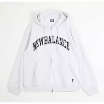 Толстовка с капюшоном New Balance Uni Arched Graphic на молнии Nbmdec3813 16 light gray/100