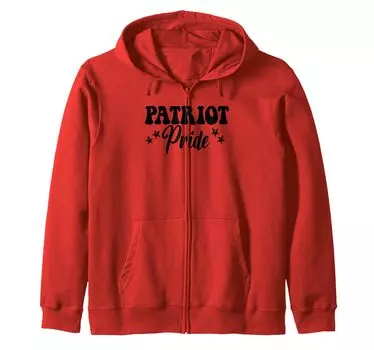 Толстовка с капюшоном Patriot Pride High School Patriots Sports Team Patriots