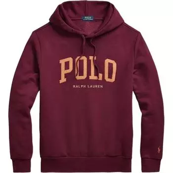 Толстовка с капюшоном Polo Ralph Lauren Letter с длинным рукавом, мужская толстовка, красная 710917886-002 S
