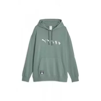 Толстовка с капюшоном Puma Ripndip зеленая 623512 44 S