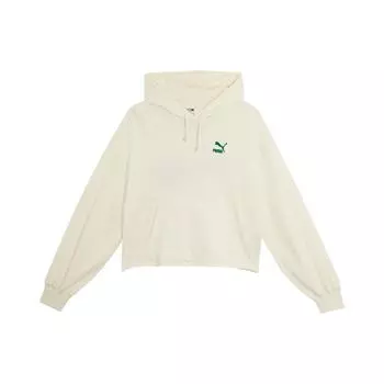 Толстовка с капюшоном с логотипом Puma Print Women Hoodie White 622961-65 S