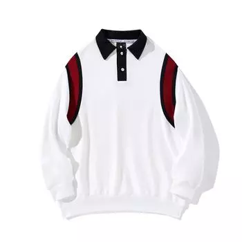 Толстовка с капюшоном с воротником-стойкой для мужчин, осень-зима, простая корейская версия, спортивный свободный крой, студенческий стиль, толстовка с капюшоном для пары, большой размер, модный бренд S белый