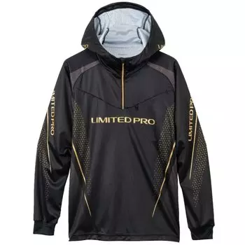 Толстовка с капюшоном SHIMANO Limited Pro Half Zip Limited Black S SH-124W