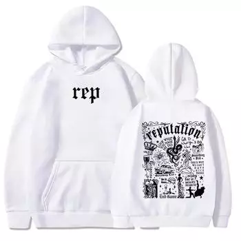 Толстовка с капюшоном Taylor Reputation Pop Music Hoodie Taylor Music Sweatshirt Music Lovers Gift Swift Pullover Tops Streetwear S