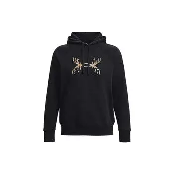 Толстовка с капюшоном Under Armour Rival Antler Logo Printed Fleece Hunting Hoodie Women Black 1380262-002 S