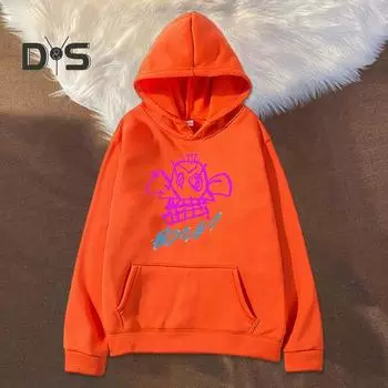 Толстовка с капюшоном унисекс с карманом-кенгуру, длинными рукавами, эластичными манжетами, дышащая, осенне-зимняя спортивная кофта S синий