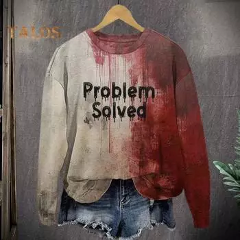 Толстовка с капюшоном унисекс с принтом кровавых пятен на Хэллоуин, косплей-топ с капюшоном и карманом на шнурке, длинные рукава, свободная толстовка с капюшоном XXXL