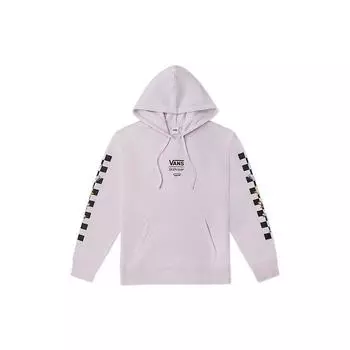 Толстовка с капюшоном Vans X Skateistan Fun с боковым узором и шахматным принтом, женские топы, светло-фиолетовый VN0A5LF31QW S