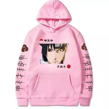 Толстовка с капюшоном в стиле аниме Velvet Hoodie XS розовый