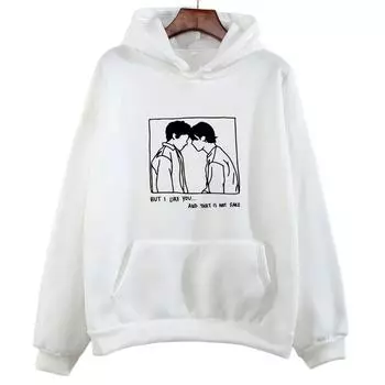 Толстовка с капюшоном Young Royals Comic Graphic, женская модная повседневная толстовка, осенне-зимняя флисовая кофта, эстетичные топы Sudaders S белый