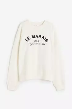 Толстовка с круглым вырезом