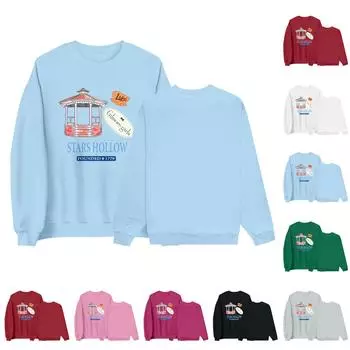 Толстовка с круглым вырезом для женщин, осенние графические толстовки для отпуска с длинным рукавом и заниженной линией плеч XXL розовый