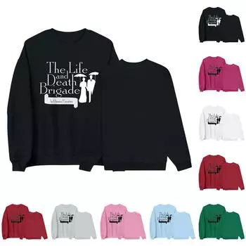 Толстовка с круглым вырезом для женщин, осенние графические толстовки для отпуска с длинным рукавом и заниженной линией плеч L