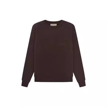 Толстовка с круглым вырезом Fear of God Essentials, сливовые мужские топы, коричневые 192BT222045F XXL