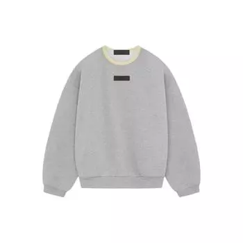 Толстовка с круглым вырезом Fear of God Essentials Светло-серые мужские топы 192SP244686F S