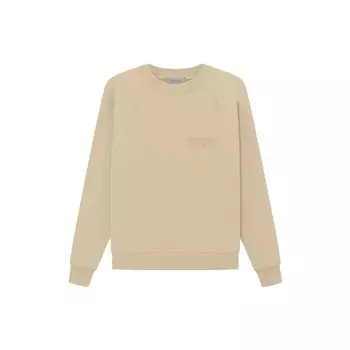 Толстовка с круглым вырезом Fear of God Essentials Песочные топы унисекс Светло-коричневый 192BT222044F L