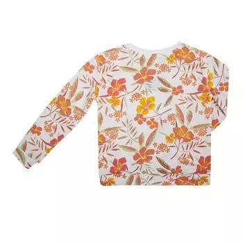 Толстовка с круглым вырезом и цветочным узором Детская ROXY 14 ans белый