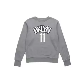 Толстовка с круглым вырезом Jordan Brooklyn Nets, мужские топы, темно-стальной-серый CN1035-002 XXL