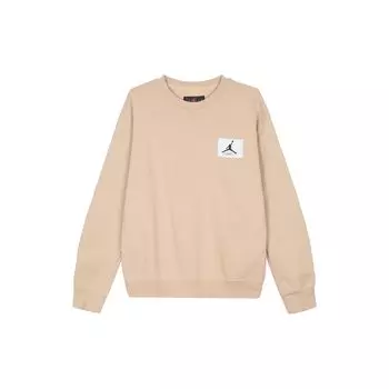 Толстовка с круглым вырезом Jordan Solid Logo, мужские топы, цвет пустыни, желтый FB3910-277 L
