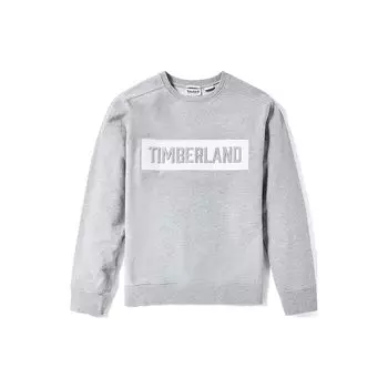 Толстовка с круглым вырезом Timberland Outdoor с принтом букв, мужская, средне-меланжево-серая A2BHY-052 XS