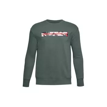 Толстовка с круглым вырезом Under Armour с буквенным принтом Детские топы Серый Синий 1357592-424 M