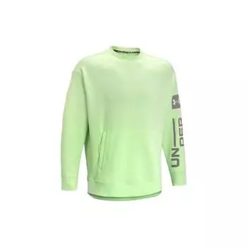 Толстовка с круглым вырезом Under Armour с принтом, мужские топы, зеленый 1373800-369 L