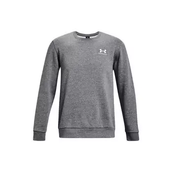 Толстовка с круглым вырезом Under Armour с однотонным логотипом, мужские топы, персиково-серый 1374250-012 L