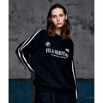 Толстовка с логотипом FILA New Heritage FE2POF6101XBLK BLACK/100