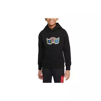 Толстовка с логотипом Jordan, детские топы, черный DJ5659-010 S