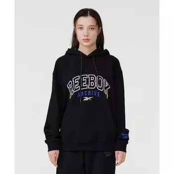 Толстовка с логотипом REEBOK Vector93 Archive, черная