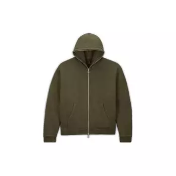 Толстовка с молнией во всю длину Air Jordan x Travis Scott, топы унисекс цвета хаки, зеленый DZ5500-325 M
