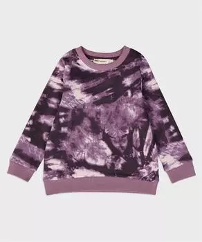 Толстовка с принтом батик для девочки