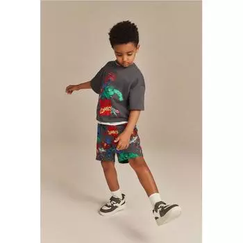 Толстовка с принтом HM, комплект из 2 предметов Серый Marvel Comics 34Y