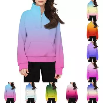 Толстовка с застежкой-молнией для девочек, свитер с застежкой-молнией, толстовки, осенняя одежда 150 розовый