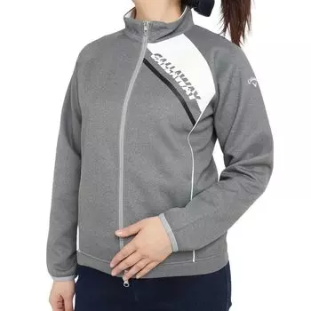 Толстовка с застежкой-молнией Golf C22217200 LL [Callaway] женская (Картон Вязать) / / 1022_Серый