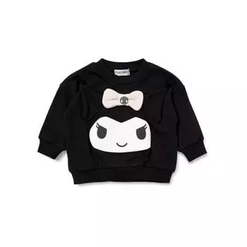 толстовка sanrio с лентой куроми детская черная