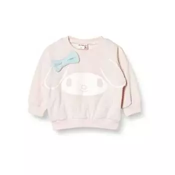 толстовка sanrio с лентой my melody нежно-розовая 80