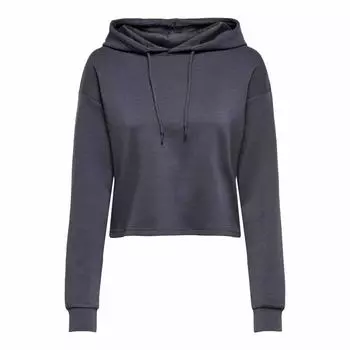 Толстовка стандартного кроя с круглым вырезом и длинными рукавами с капюшоном Lounge Grey ТОЛЬКО для женщин