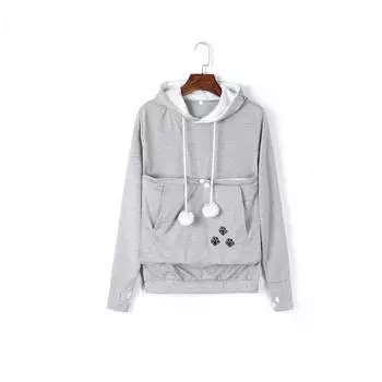 Толстовка Star-Look Pet Hoodie — модная толстовка для питомцев на весну/лето 3XL чёрный