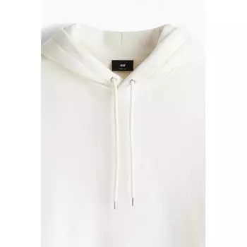 Толстовка свободного кроя HM белая L